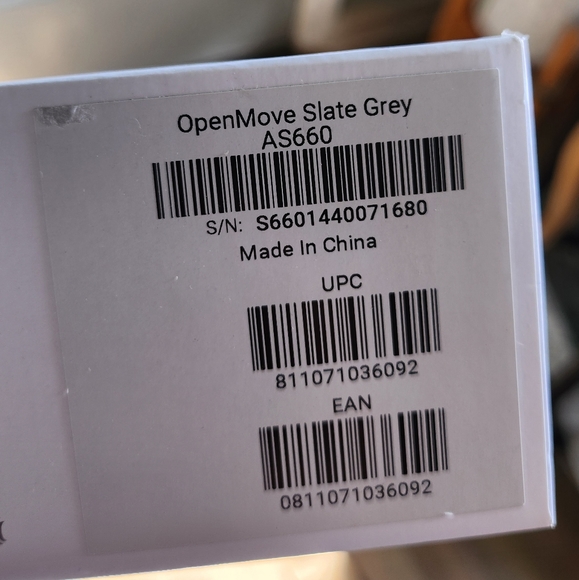 ❌️SOLD❌️  Shockz (AfterShokz) OpenMove headphones [Slate Grey] - Picture 5 of 5